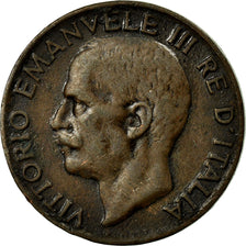 Coin, Italy, Vittorio Emanuele III, 5 Centesimi, 1921, Rome, EF(40-45), Bronze