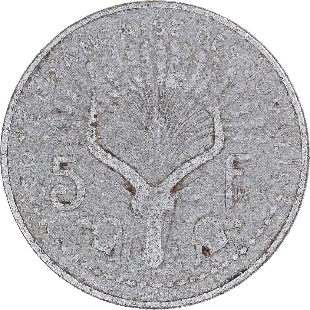 Moneta, Somaliland, 5 Francs, 1959