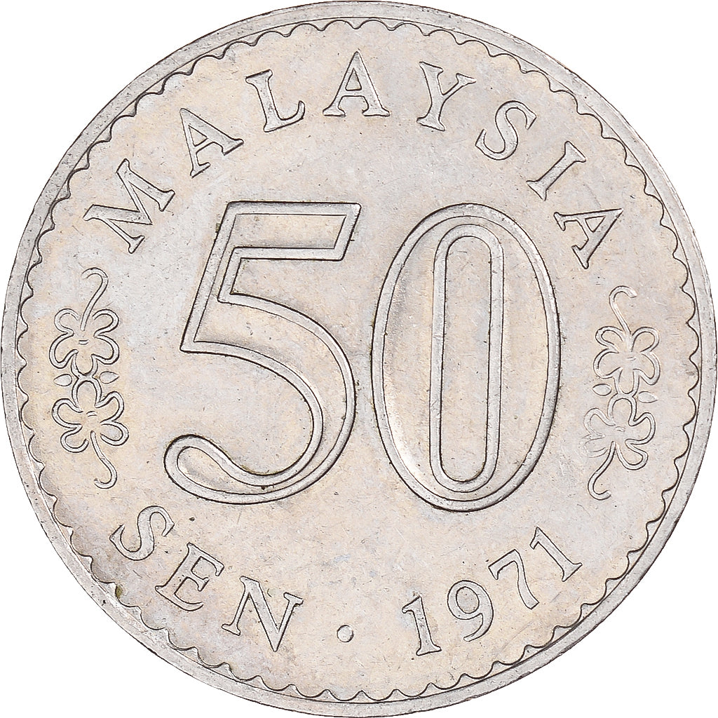 Moneta, Malezja, 50 Sen, 1971