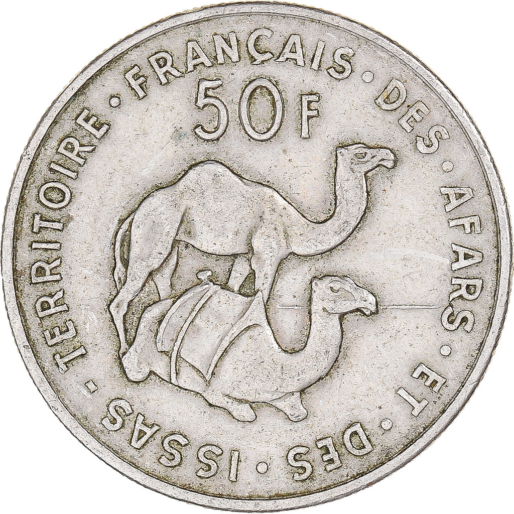Coin, FRENCH AFARS & ISSAS, 50 Francs, 1975