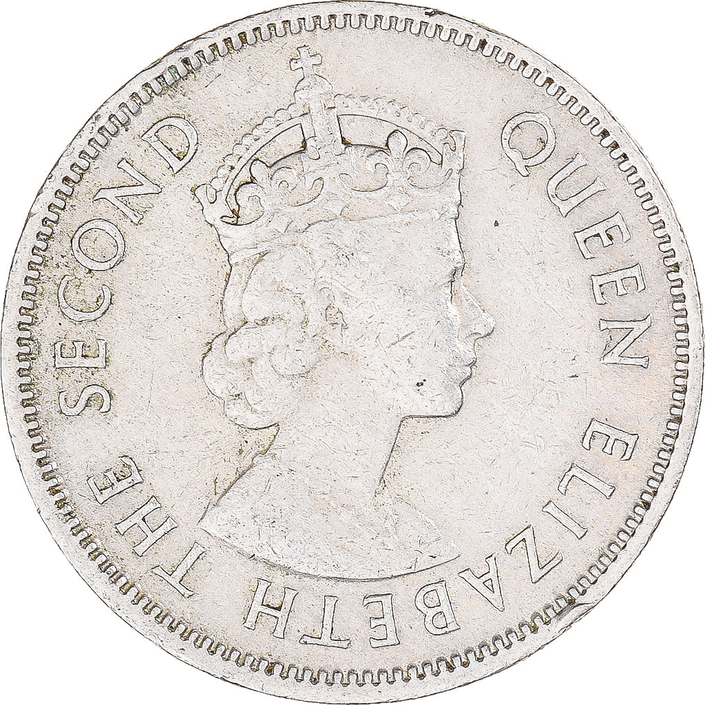 Monnaie, Maurice, 1/2 Rupee, 1965