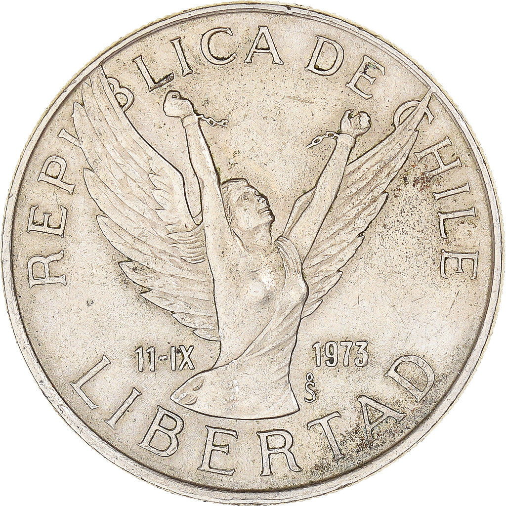 Monnaie, Chili, 5 Pesos, 1977