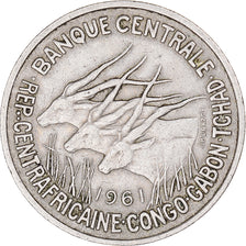 Coin, Central Africa, 50 Francs, 1961