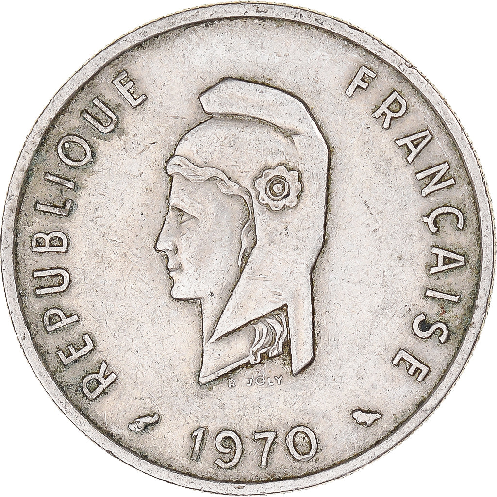 Coin, FRENCH AFARS & ISSAS, 50 Francs, 1970
