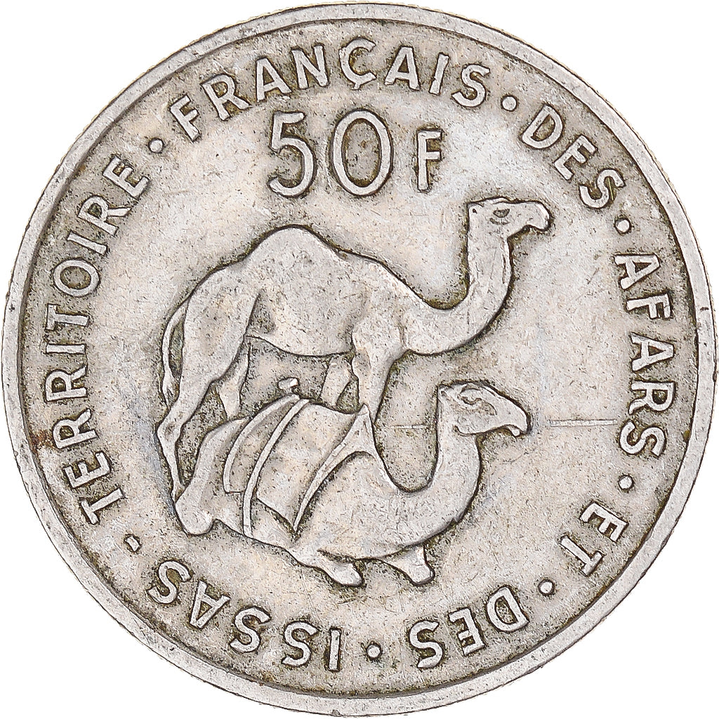 Coin, FRENCH AFARS & ISSAS, 50 Francs, 1970