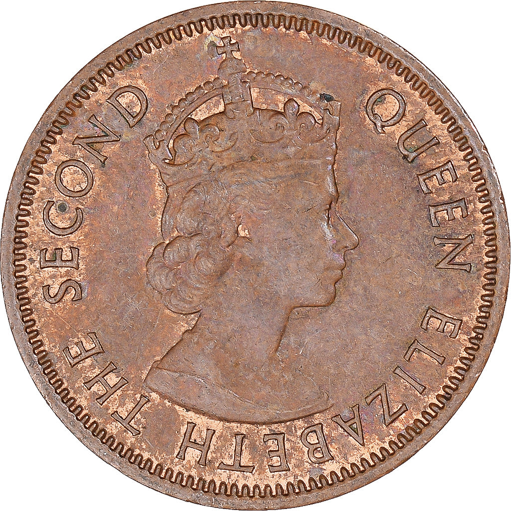 Moeda, Maurícia, 2 Cents, 1971