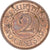 Coin, Mauritius, 2 Cents, 1971