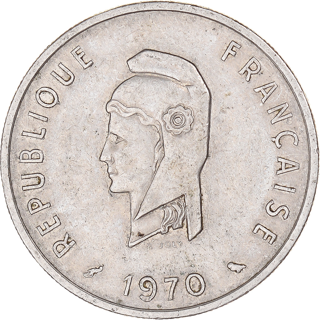 Coin, FRENCH AFARS & ISSAS, 50 Francs, 1970
