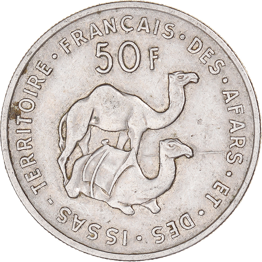 Coin, FRENCH AFARS & ISSAS, 50 Francs, 1970