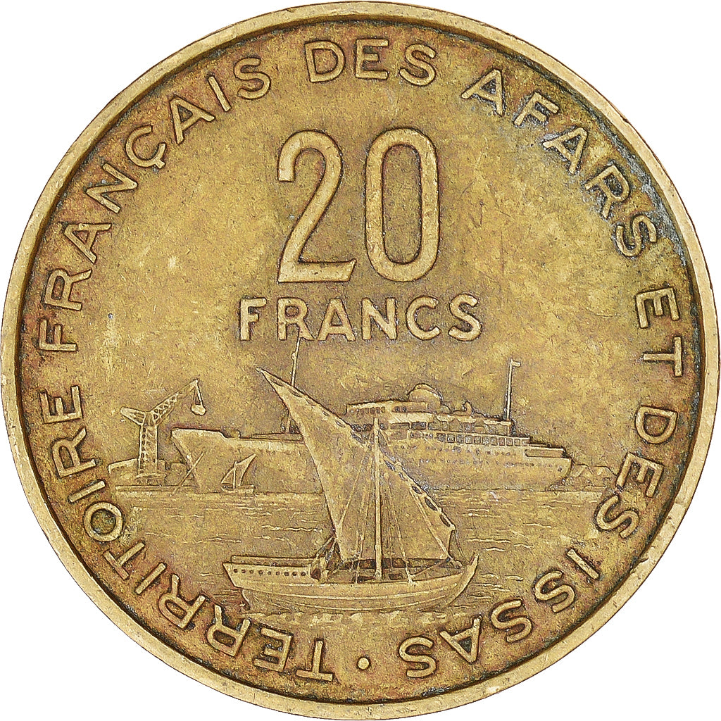 Coin, FRENCH AFARS & ISSAS, 20 Francs, 1968