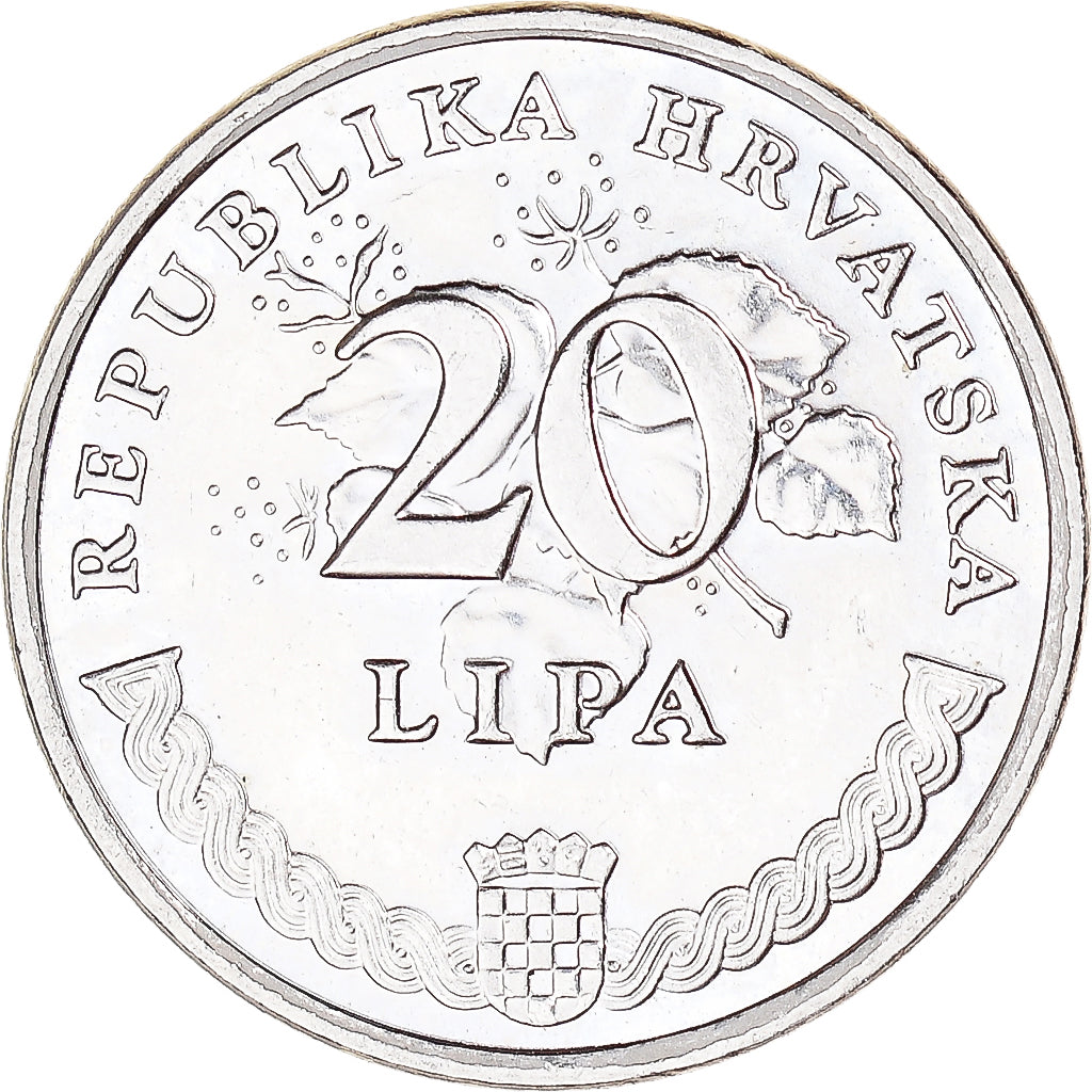 Moneta, Chorwacja, 20 Lipa, 2004