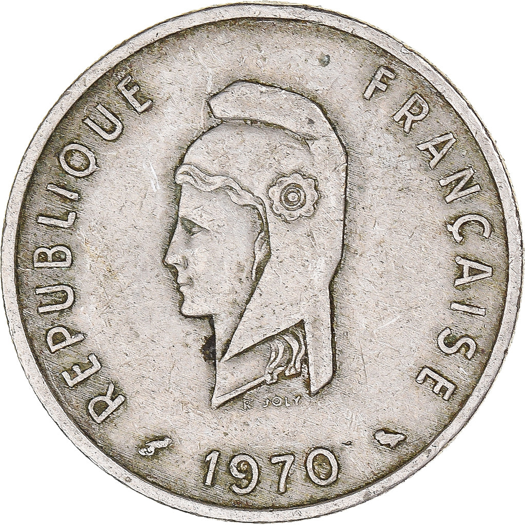 Coin, FRENCH AFARS & ISSAS, 50 Francs, 1970