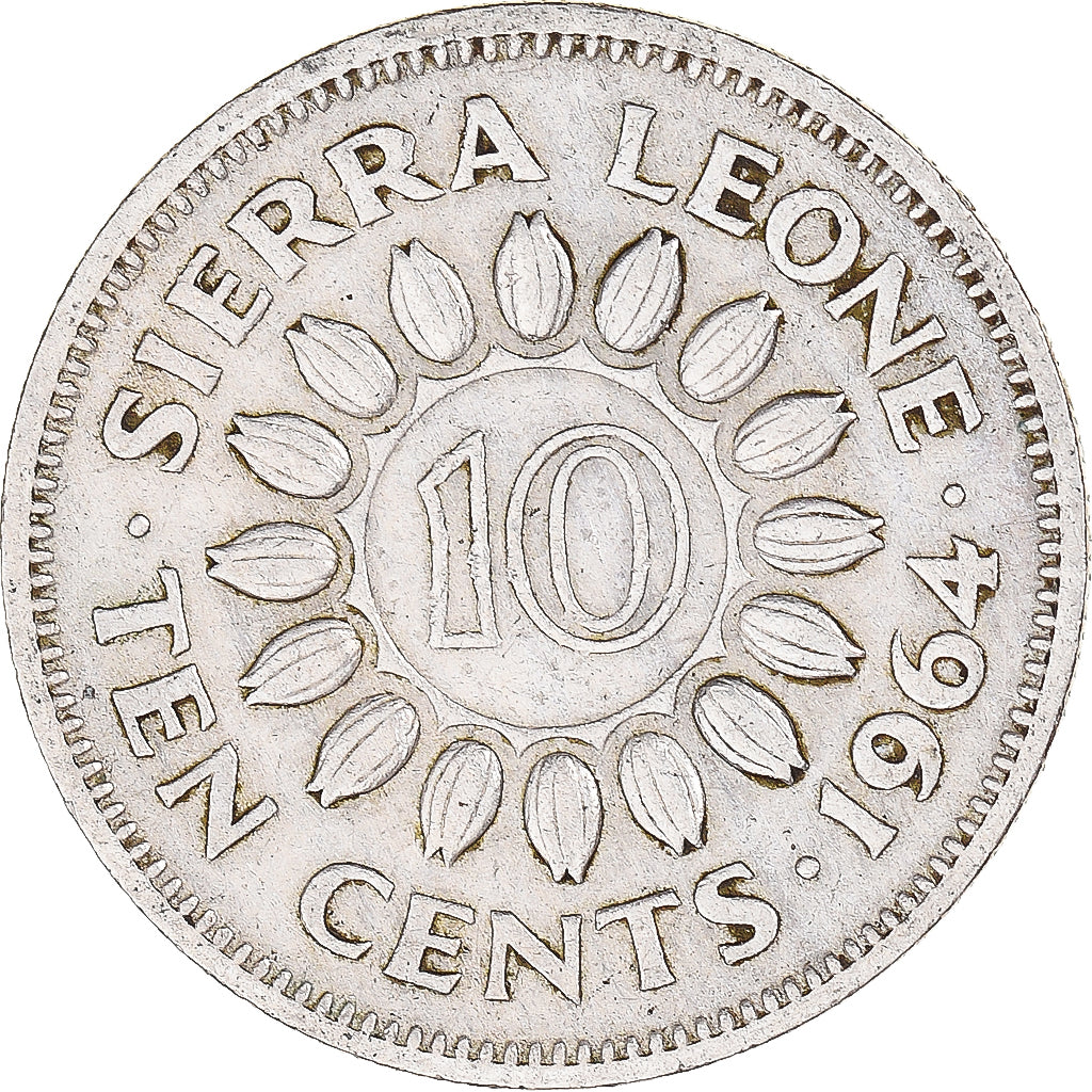 Coin, Sierra Leone, 10 Cents, 1964