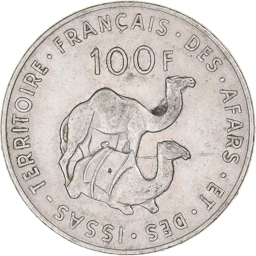 Coin, FRENCH AFARS & ISSAS, 100 Francs, 1975