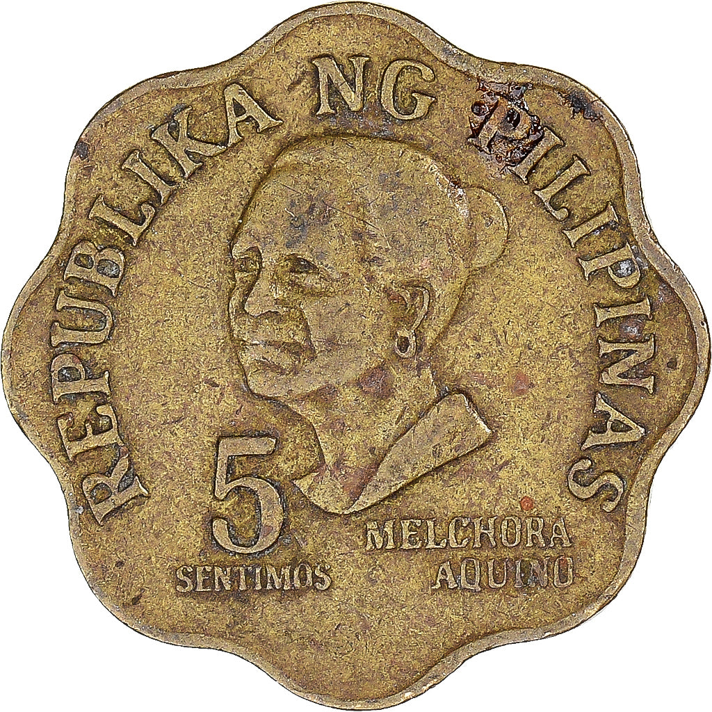 Monnaie, Philippines, 5 Sentimos, 1977