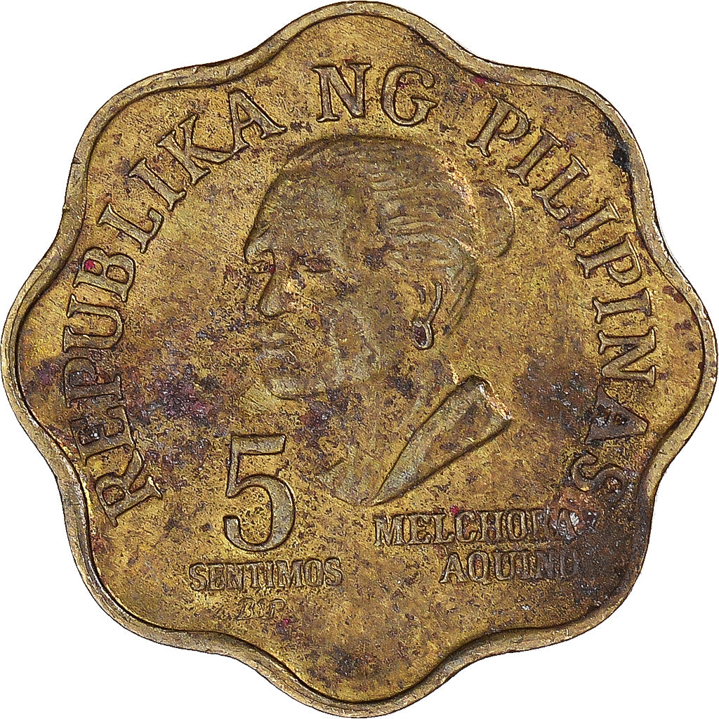 Coin, Philippines, 5 Sentimos, 1979