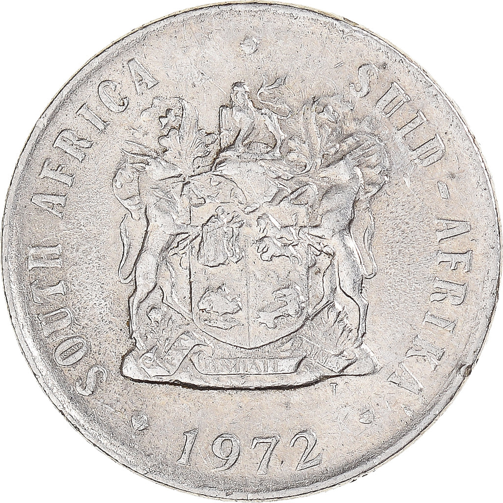 Münze, Südafrika, 10 Cents, 1972