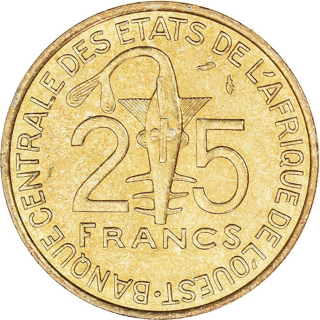 Moeda, Estados da África Ocidental, 25 Francs, 1978