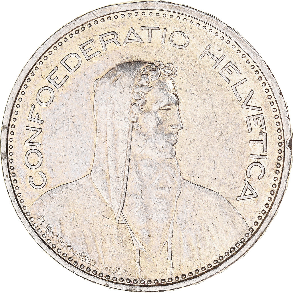 Coin, Switzerland, 5 Francs, 1982