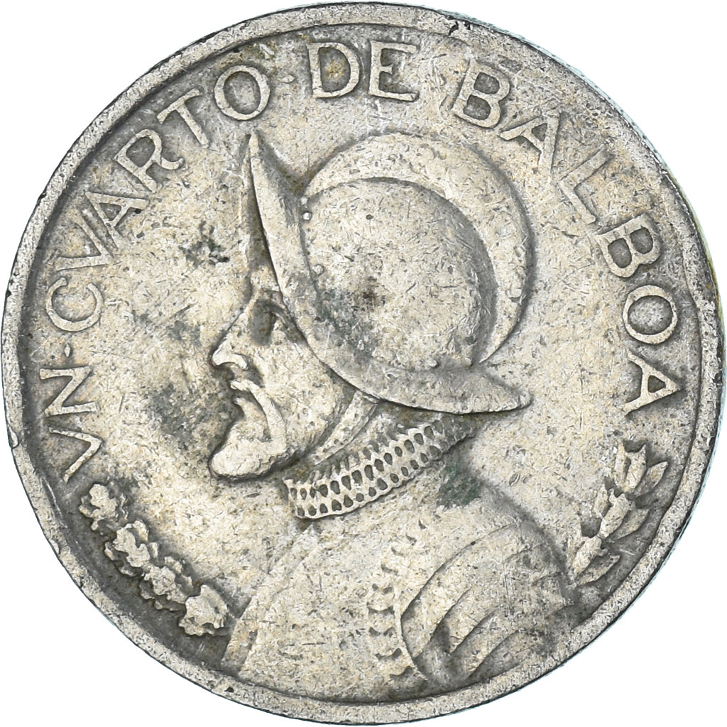Coin, Panama, 1/4 Balboa, 1993