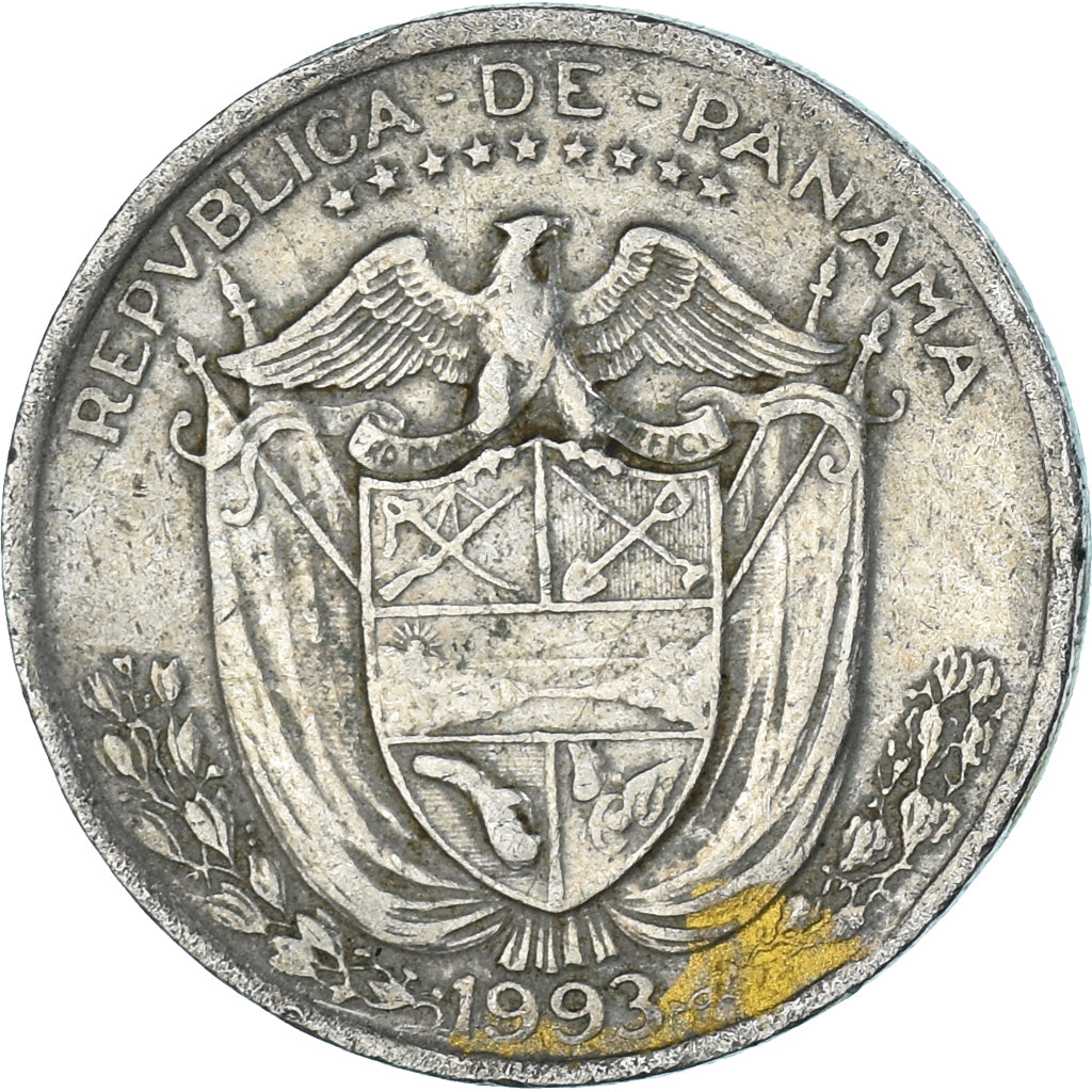 Coin, Panama, 1/4 Balboa, 1993