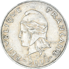 Moneta, Polinezja Francuska, 20 Francs, 2008