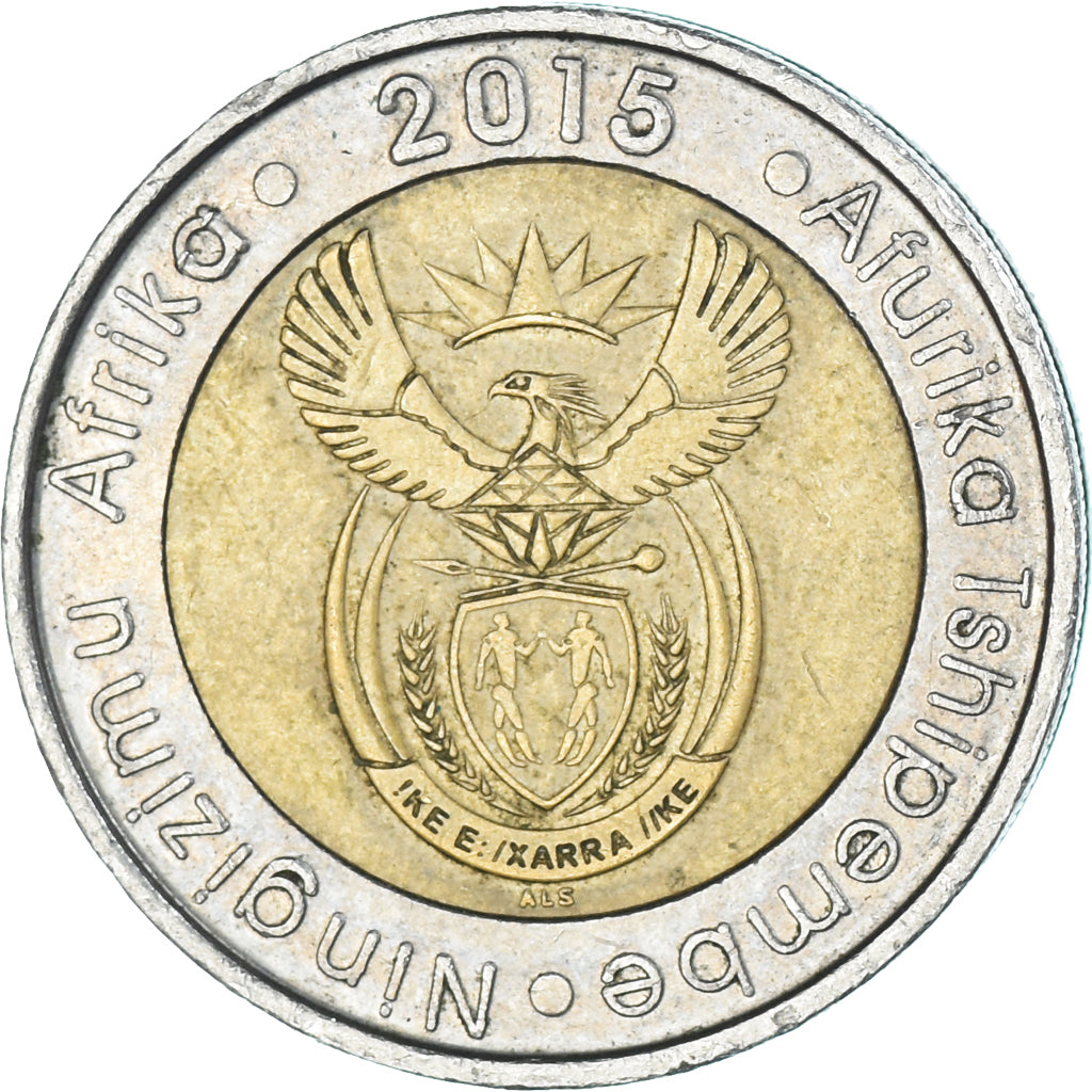 Coin, South Africa, 5 Rand, 2015