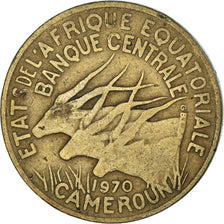 Munten, Staten van Equatoriaal Afrika, 25 Francs, 1970