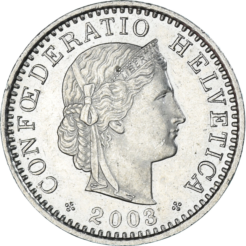 Svizzera, 20 Rappen, 2003, Nichel, BB