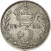 GREAT BRITAIN, 3 Pence, 1914, KM #813, EF(40-45), Silver, 16, 1.40
