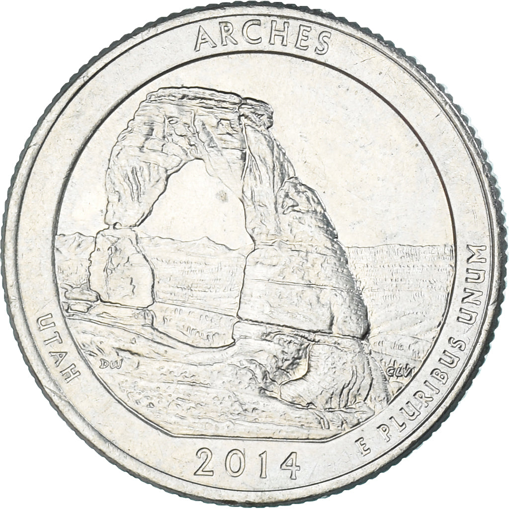 Moeda, Estados Unidos da América, Quarter, 2014