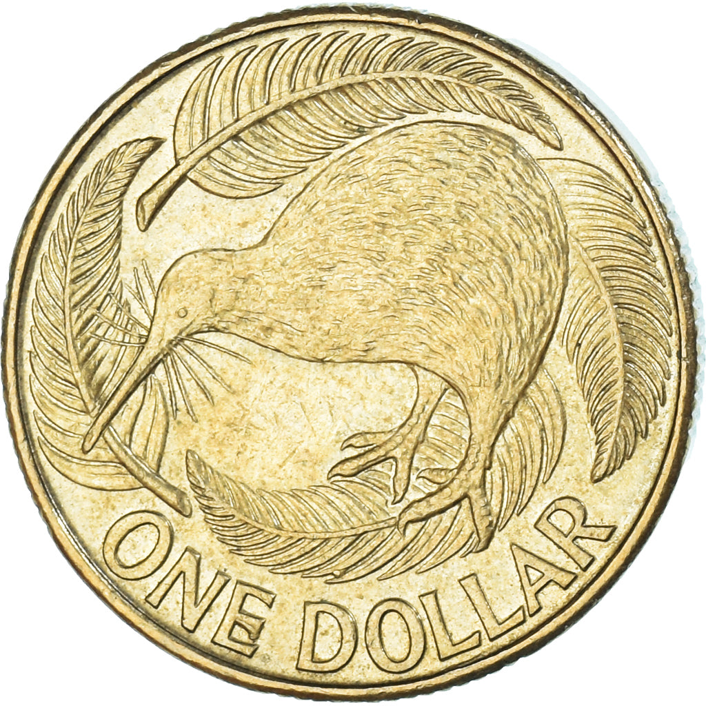 Coin, New Zealand, Dollar, 2002