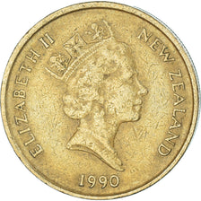 Coin, New Zealand, 2 Dollars, 1990