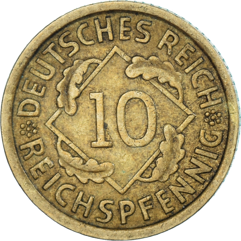 Monnaie, Allemagne, 10 Reichspfennig, 1932