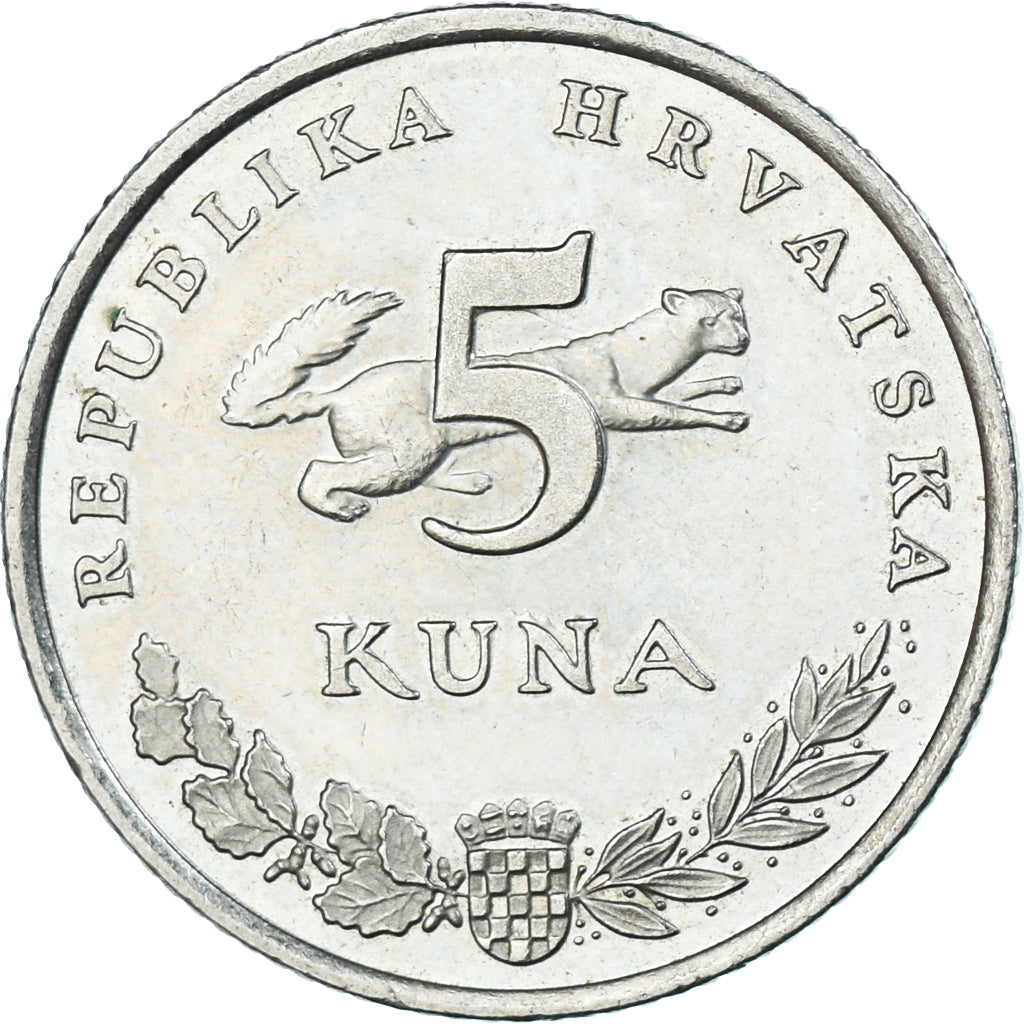 Moneta, Chorwacja, 5 Kuna, 2007