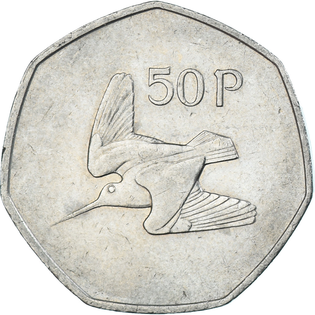 Moneta, Irlanda, 50 Pence, 1983