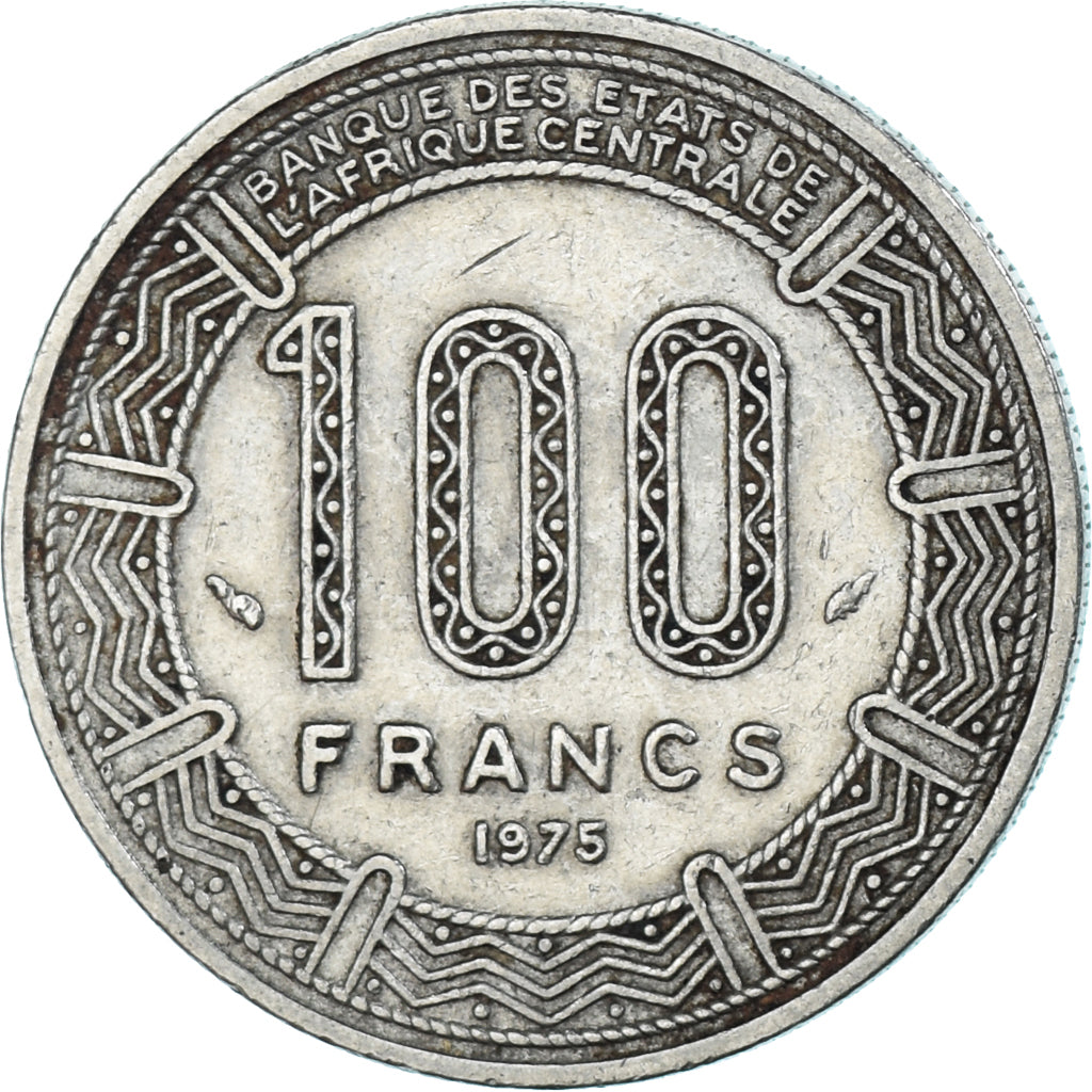 Monnaie, Tchad, 100 Francs, 1975
