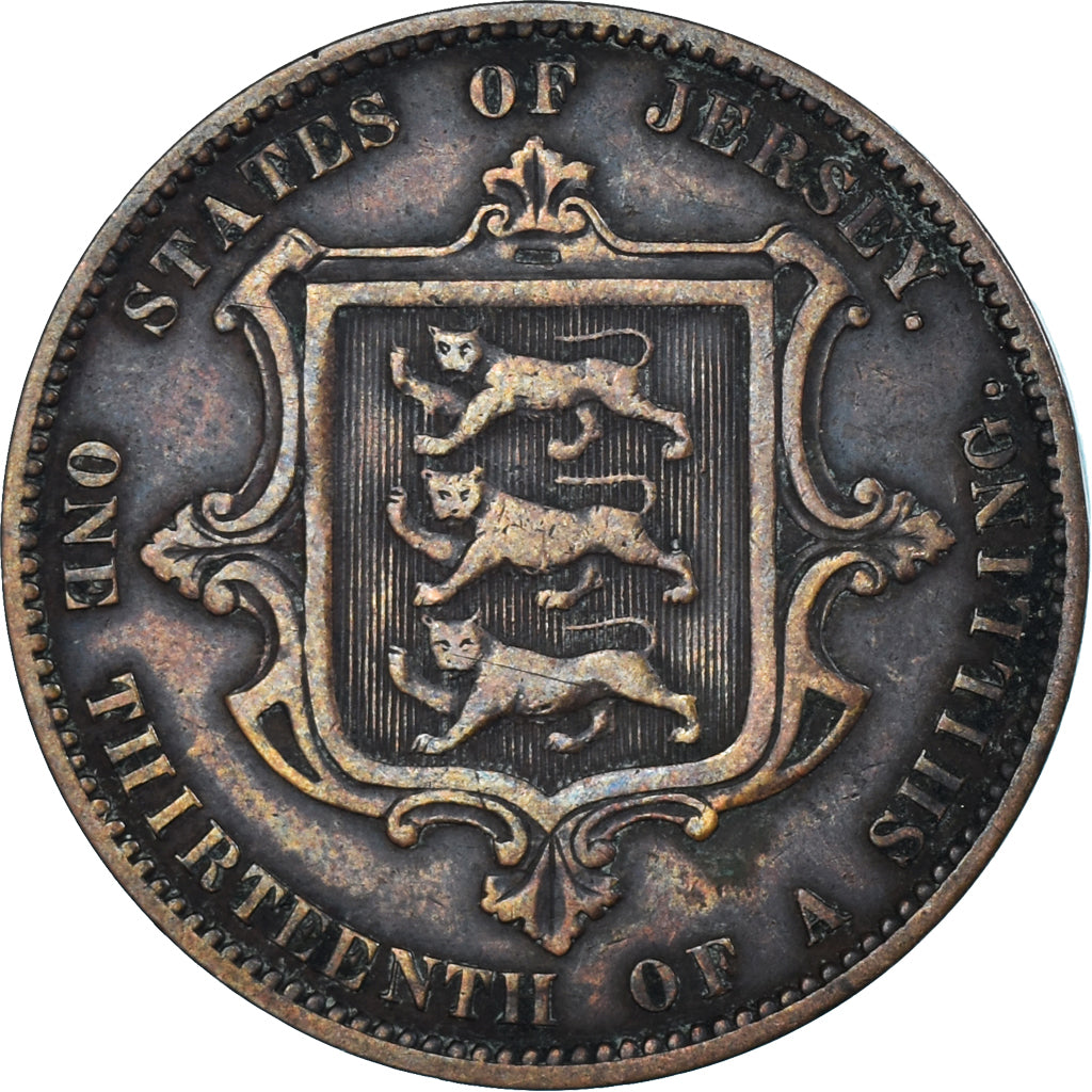 Moneta, Jersey, 1/13 Shilling, 1866