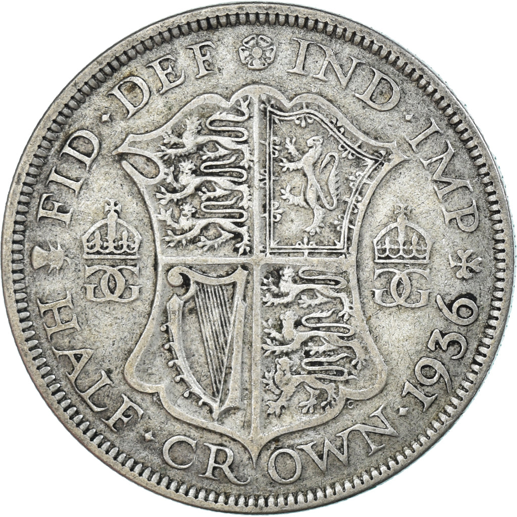 Moneta, Gran Bretagna, 1/2 Crown, 1936