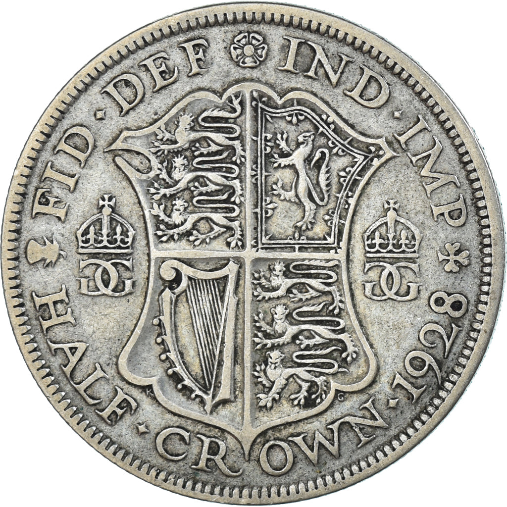 Coin, Great Britain, 1/2 Crown, 1928