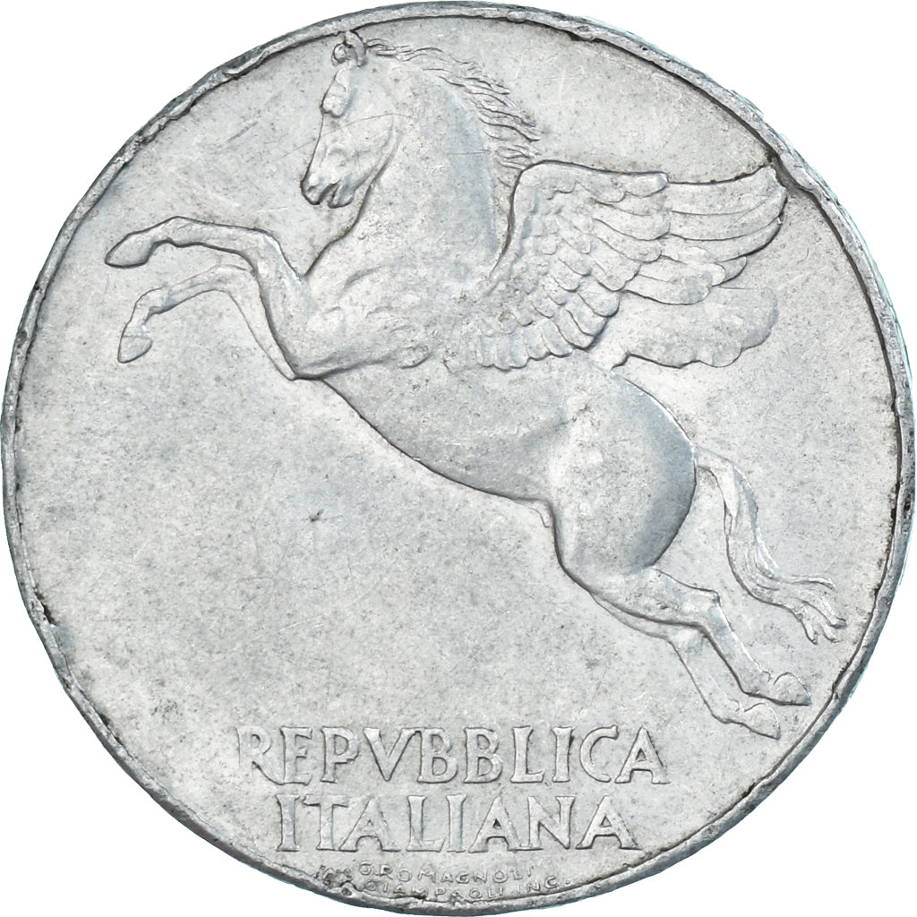 Monnaie, Italie, 10 Lire, 1950