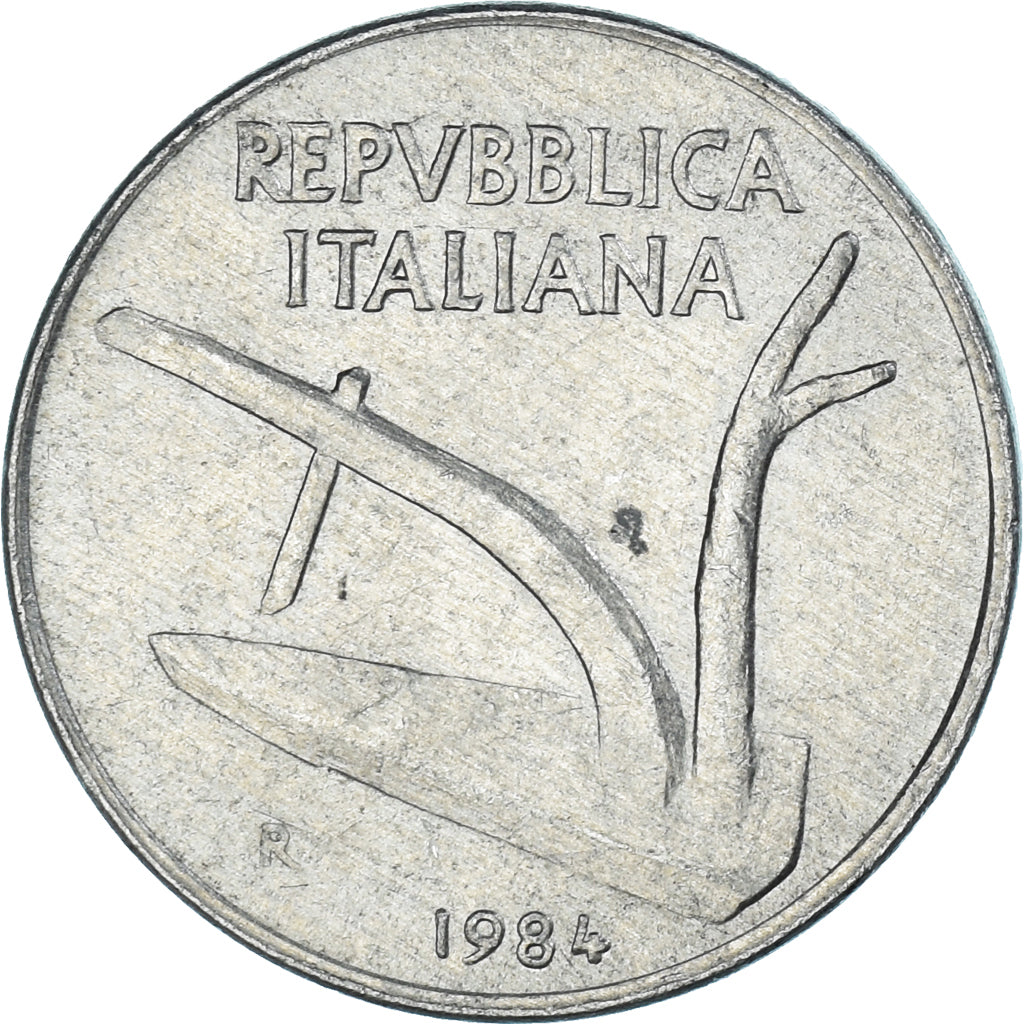 Münze, Italien, 10 Lire, 1984