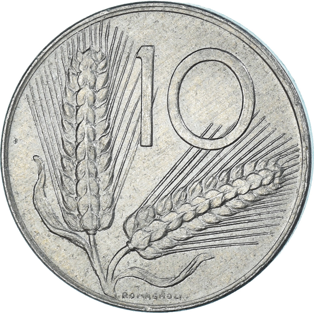 Münze, Italien, 10 Lire, 1984
