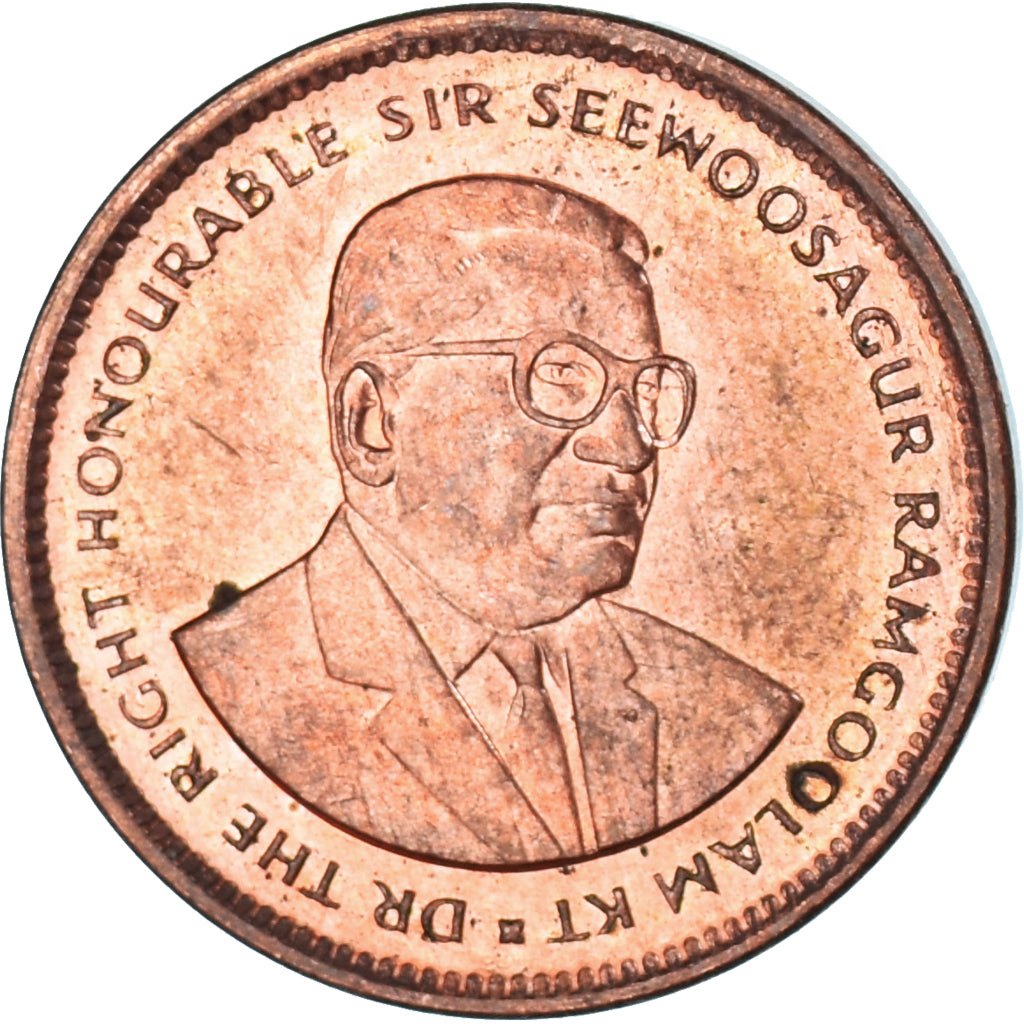 Monnaie, Maurice, 5 Cents, 1993