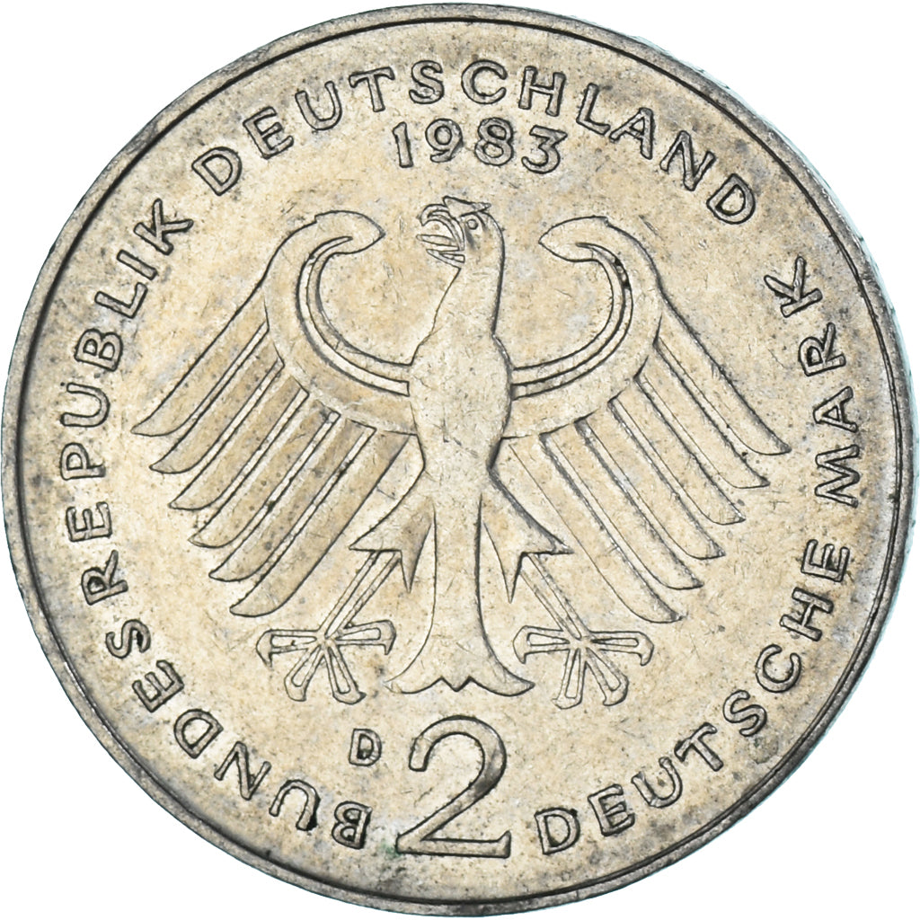 Coin, Germany, 2 Mark, 1983