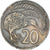 Coin, New Zealand, 20 Cents, 1974