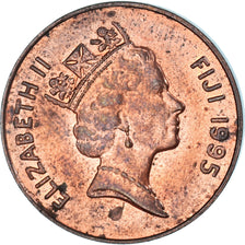 Coin, Fiji, 2 Cents, 1995