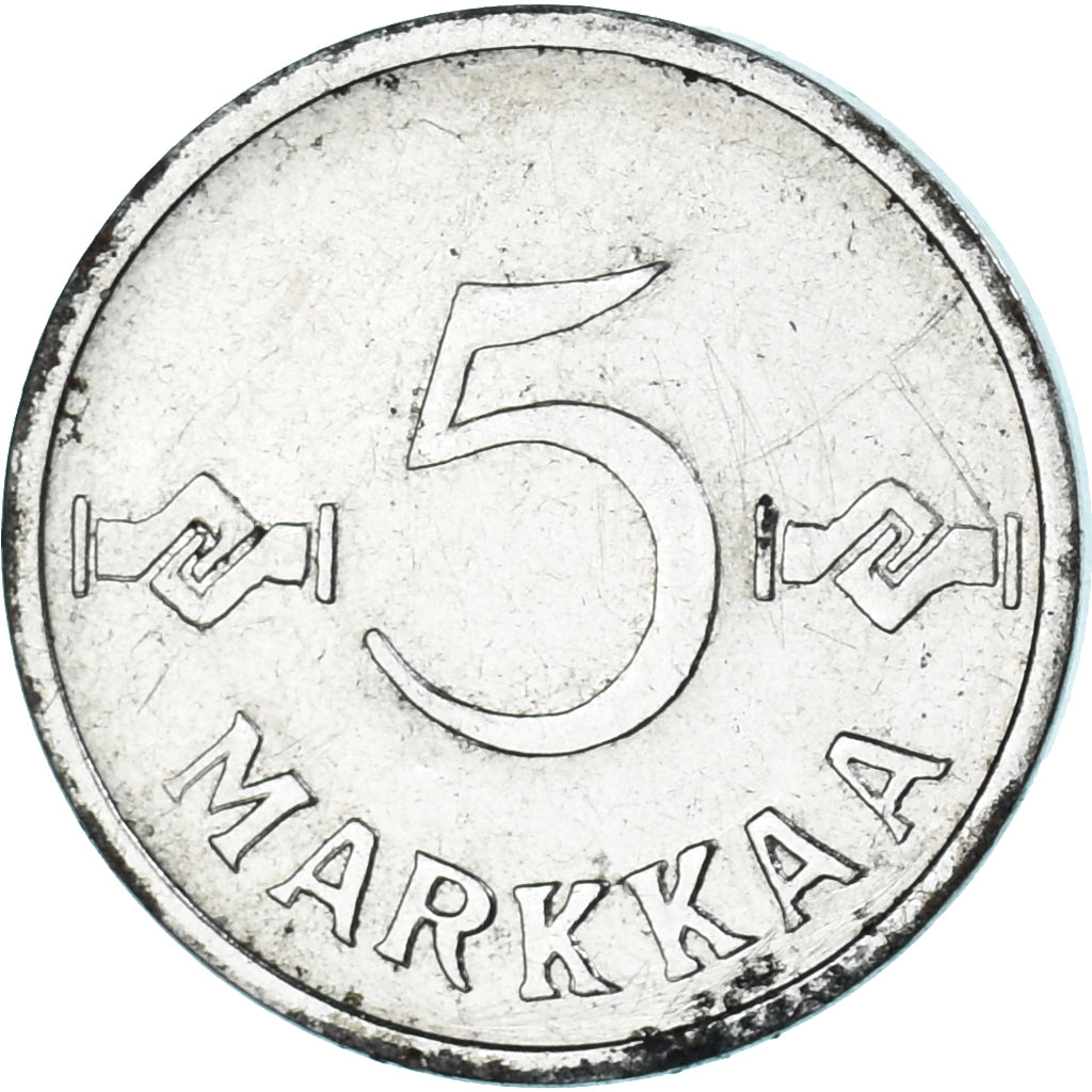 Moneta, Finlandia, 5 Markkaa, 1960