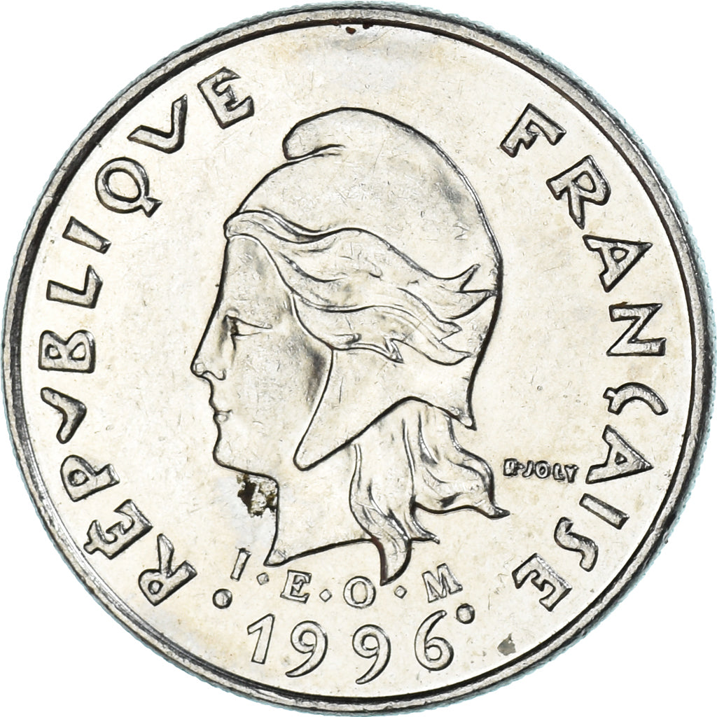 Monnaie, Nouvelle-Calédonie, 10 Francs, 1996