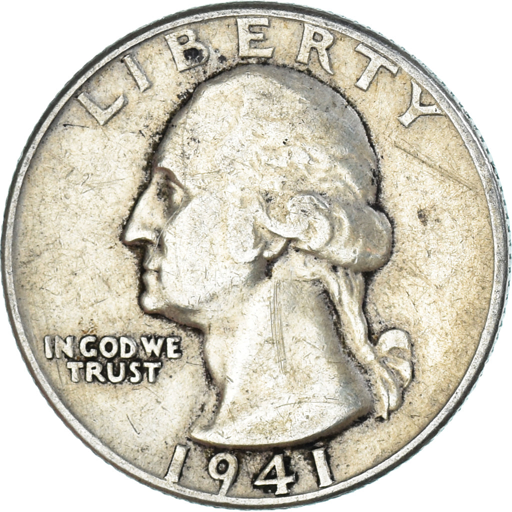 Moeda, Estados Unidos da América, Quarter, 1941